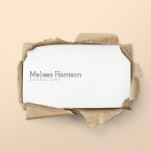 Einfach und einfach Beruflich Visitenkarte