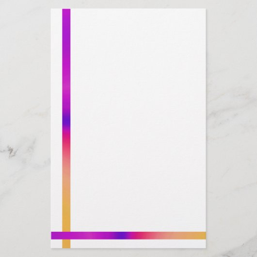 Einfach und elegant briefpapier (Vorderseite)