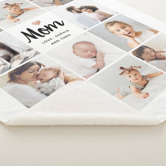 Einfach und elegant | Foto Collage für Mama mit He Sherpadecke (3/4)