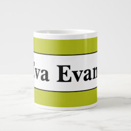 Einfach und elegant Jumbo-Tasse