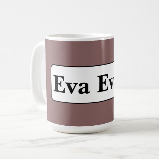 Einfach und elegant kaffeetasse (Vorderseite Links)