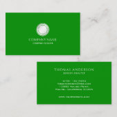 Einfach und elegant Minimalistisch| Visitenkarte (Vorne/Hinten)