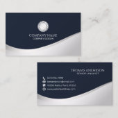 Einfach und elegant Minimalistisch | Visitenkarte (Vorne/Hinten)