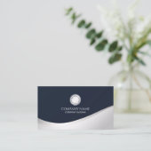 Einfach und elegant Minimalistisch | Visitenkarte (Stehend Vorderseite)