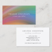 Einfach und elegant Minimalistisch | Visitenkarte (Vorne/Hinten)