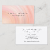 Einfach und elegant Minimalistisch | Visitenkarte (Vorne/Hinten)