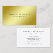 Einfach und elegant Minimalistisch | Visitenkarte (Vorne/Hinten)