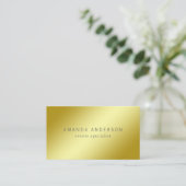 Einfach und elegant Minimalistisch | Visitenkarte (Stehend Vorderseite)