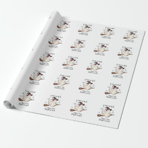 Einfach und elegant Niedlich Hexe erstes Halloween Geschenkpapier