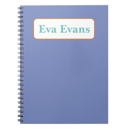 Einfach und elegant notizblock (Vorderseite)