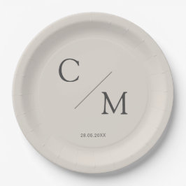 Einfach und elegant pappteller