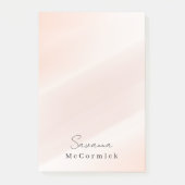 Einfach und elegant Rosa Post-it Klebezettel (Vorderseite)