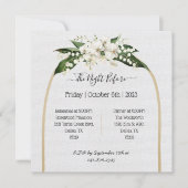 Einfach und elegant Save the Date laden (Vorderseite)