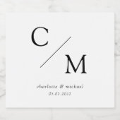 Einfach und elegant schaumweinetikett (Einzelnes Label)