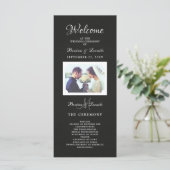 Einfach und elegant: Schwarze Linse mit Monogramm Programm (Stehend Vorderseite)