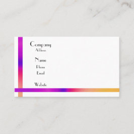 Einfach und elegant visitenkarte