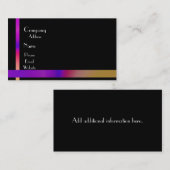 Einfach und farbenfroh visitenkarte (Vorne/Hinten)