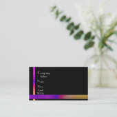 Einfach und farbenfroh visitenkarte (Stehend Vorderseite)