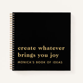 Einfach und individuell 2 Motivierend Zitat Gold S Notizblock