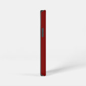 Einfach und modern Name Minimal Cherry Red iPhone Hülle (Rechte Seite)