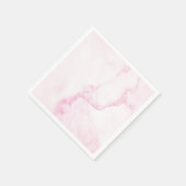 Einfach und perfekt rosa Marmor Napkin Serviette (Ecke)