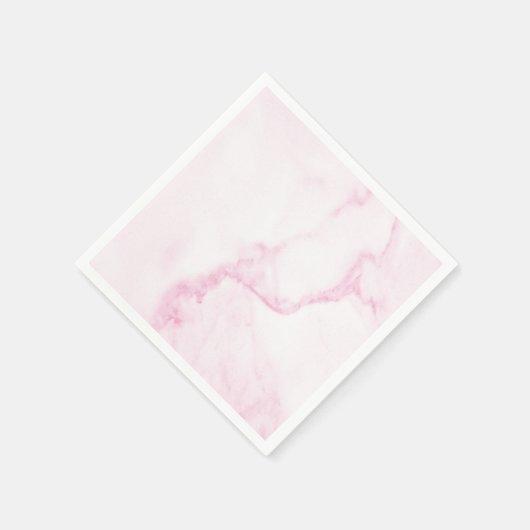 Einfach und perfekt rosa Marmor Napkin Serviette (Ecke)