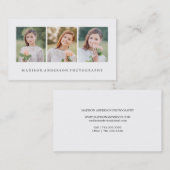 Einfach und sauber | Fotografie Visitenkarten Visitenkarte (Vorne/Hinten)