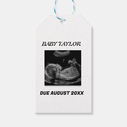 EINFACH UND SCHNELL: BABYANMELDUNG GESCHENKANHÄNGER (Vorderseite)