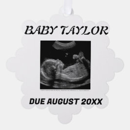 EINFACH UND SCHNELL: BABYANMELDUNG ORNAMENT KARTE