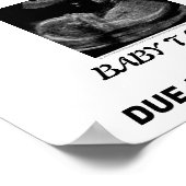 EINFACH UND SCHNELL: BABYANMELDUNG POSTER (Ecke)