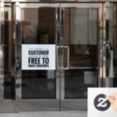 einfach und schön fensteraufkleber (Büro Tür)