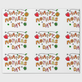 Einfach und Spaß zum Muttertag Geschenkpapier