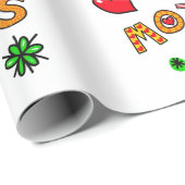 Einfach und Spaß zum Muttertag Geschenkpapier (Rolleneckpunkt)