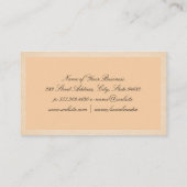 Einfach und subtil visitenkarte (Rückseite)