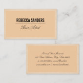 Einfach und subtil visitenkarte (Vorne/Hinten)