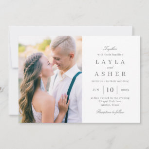 Einfach United Foto Wedding Invitation SUN Einladung