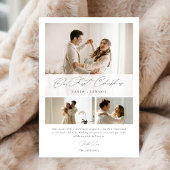 Einfach unser erstes Weihnachten Elegant Script 3