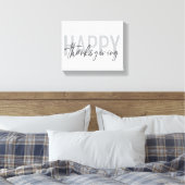 Einfach, urbane, trendige, moderne Happy Thanksgiv Leinwanddruck (Insitu (Schlafzimmer))