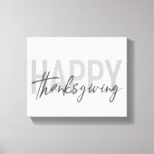 Einfach, urbane, trendige, moderne Happy Thanksgiv Leinwanddruck (Vorderseite)