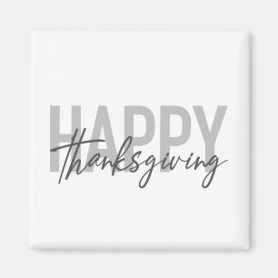 Einfach, urbane, trendige, moderne Happy Thanksgiv Magnet