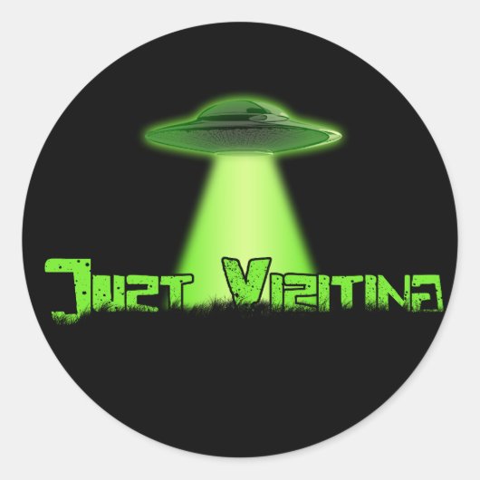 Einfach V2 Aufkleber besuchen (Vorderseite)