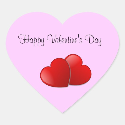 Einfach Valentine Stickers hören (Vorderseite)