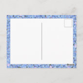 Einfach vergessen-ich-nicht danke Ihnen Postcard Postkarte (Rückseite)