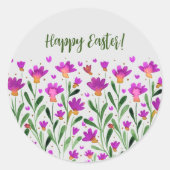 Einfach vergessen Sie mich nicht Blume Osteraufkle Runder Aufkleber (Vorderseite)