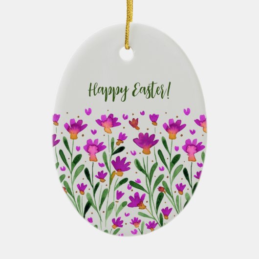 Einfach vergessen Sie mich nicht Blume Ostern Keramik Ornament (Vorne)