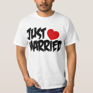 EINFACH VERHEIRATET, NEU WEDEN, NEU VERHEIRATETES T-Shirt