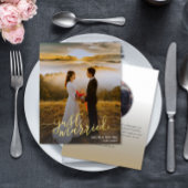 Einfach verheiratetes Foto