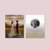 Einfach verheiratetes Foto