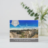 EINFACH VERKAUFT Echte Anwesen Postkarte (Stehend Vorderseite)