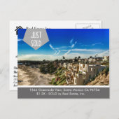 EINFACH VERKAUFT Echte Anwesen Postkarte (Vorne/Hinten)